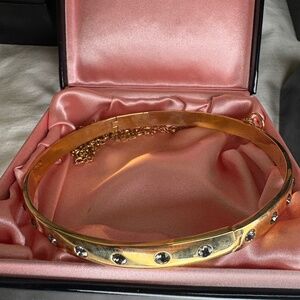 Agent Provocateur Gold Crystal Necklace Choker